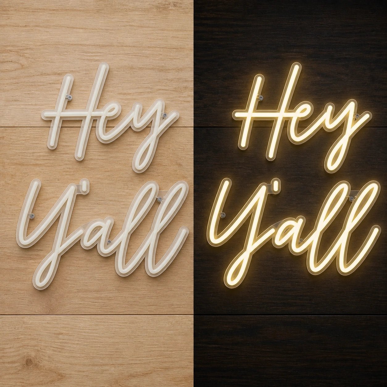 Hey Yall Vintage LED Neon Sign - Shineneon
