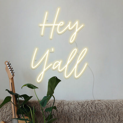 Hey Your All Led Neon Sign Wall Art | Shineneon