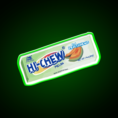 Hi Chew Melon Snack Food Led Neon Sign Rgb Color - Shineneon