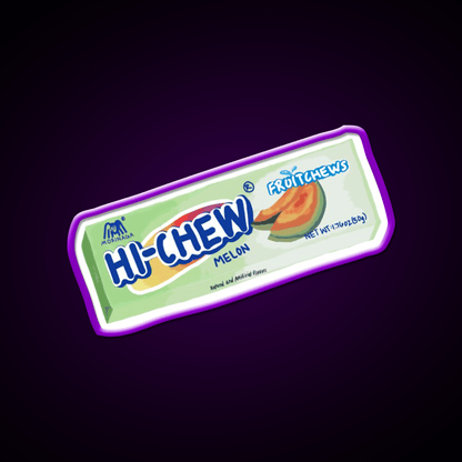 Hi Chew Melon Snack Food Led Neon Sign Rgb Color - Shineneon