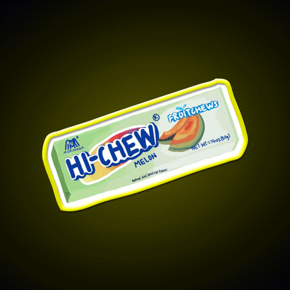 Hi Chew Melon Snack Food Led Neon Sign Rgb Color - Custom LED neon sign front view