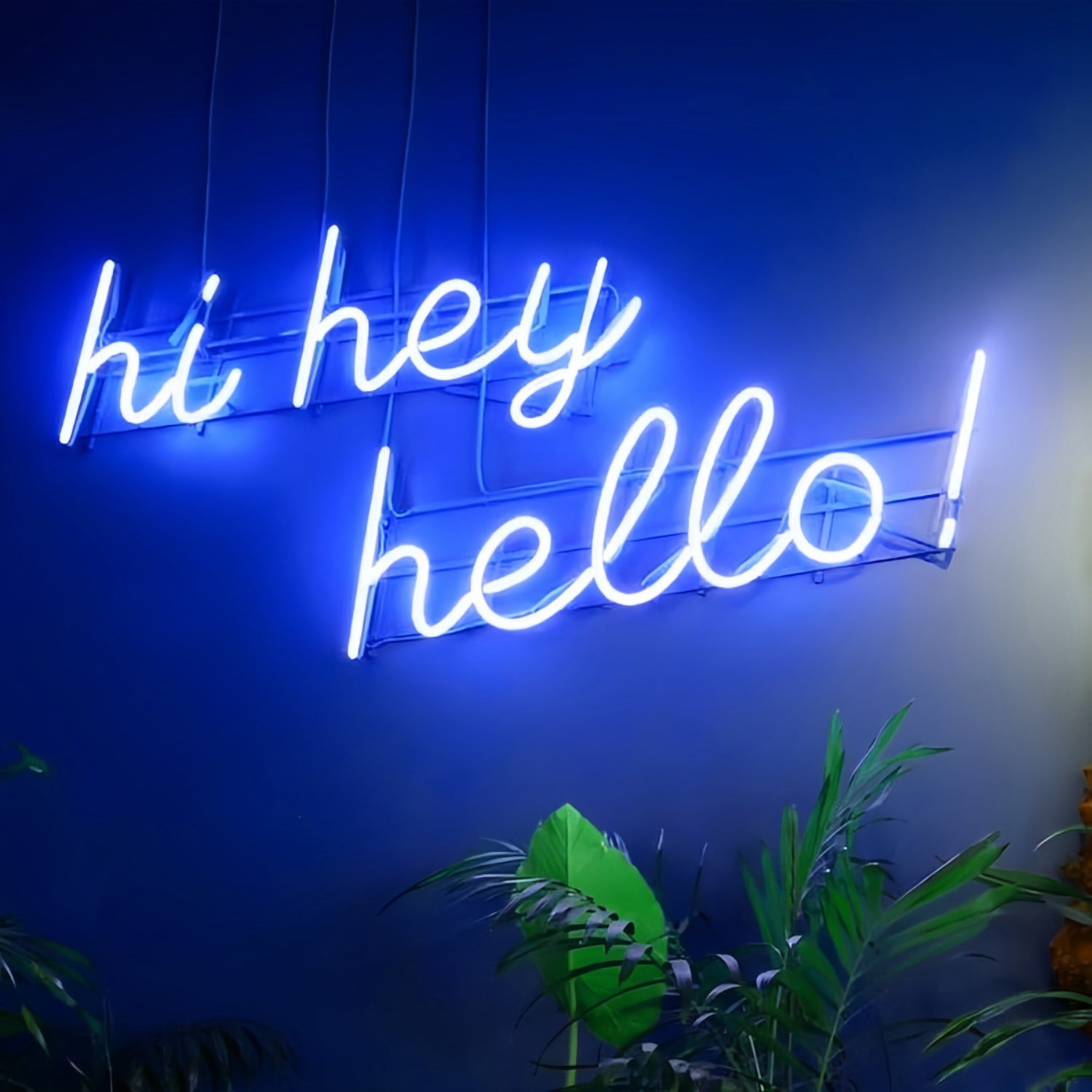Hi Hey Hello Led Neon Sign Illuminate Your Greeting - Shineneon