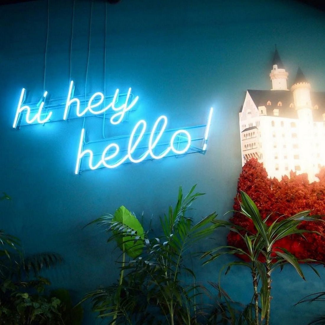 Hi Hey Hello Led Sign Business Neon Sign - Shineneon