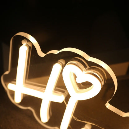 Hi Na Yellow Led Neon Sign - Shineneon