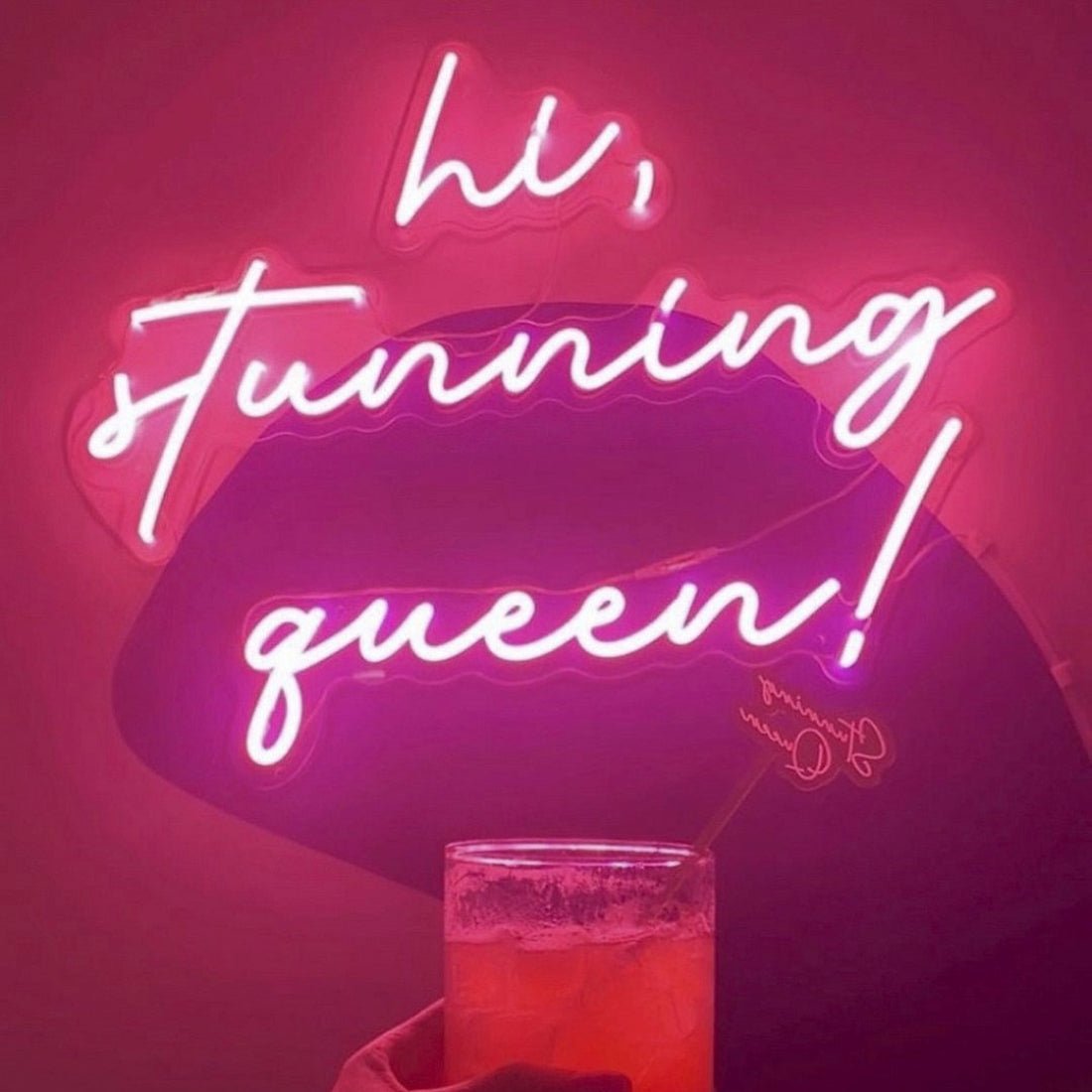 Hi Stunning Queen Led Sign Business Neon Sign - Shineneon