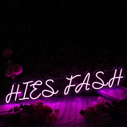 Hies Fash Purple Led Neon Sign - Shineneon