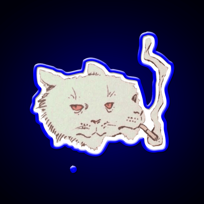 High Cat Funny Weed Hemp Inspired Green Leaf Led Neon Sign Rgb Color - Shineneon