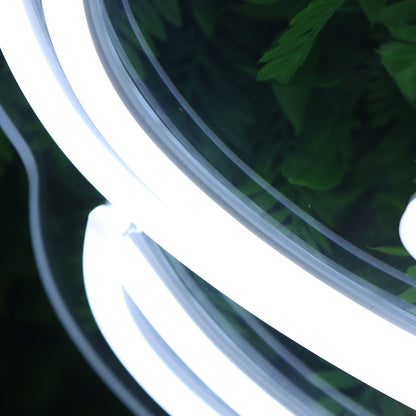 High Detailed Bee White Led Neon Sign - Shineneon