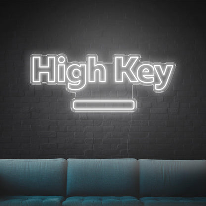 High Key White Led Neon Sign With Modern Design For Indoor Decor | Shineneon