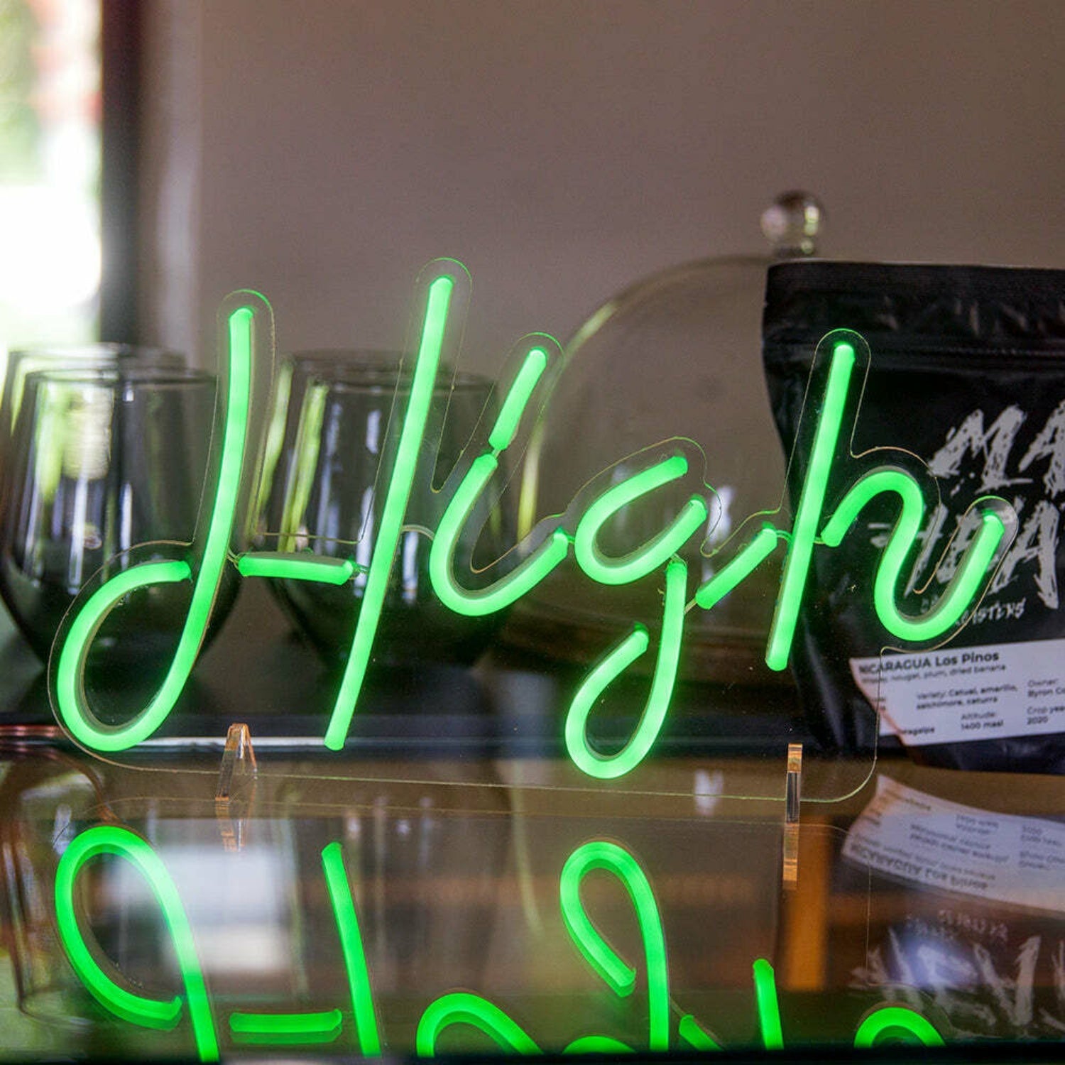 High Led Neon Sign Cheeky And Energetic Expression - Shineneon