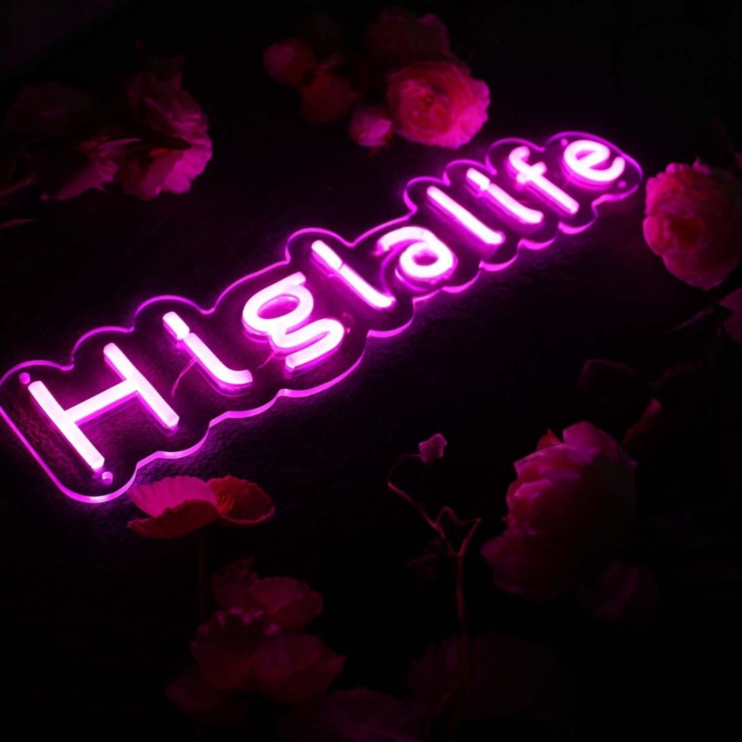 High Life Purple Led Neon Sign - Shineneon