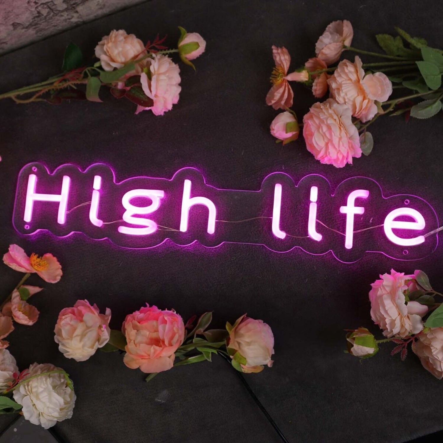 High Life Purple Led Neon Sign - Shineneon