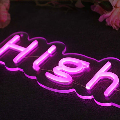 High Life Purple Led Neon Sign - Shineneon