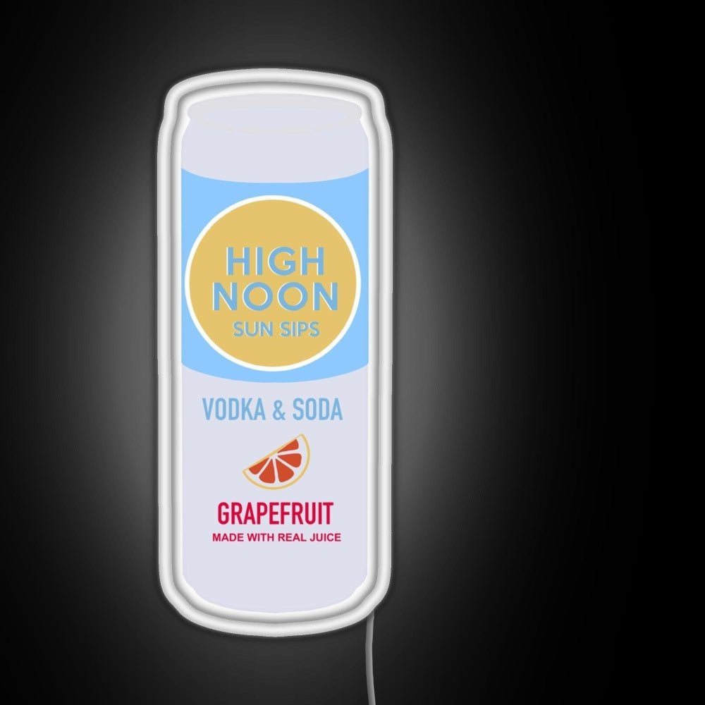 High Noon Grapefruit Rgb Led Neon Sign Pop Wall Art - Shineneon