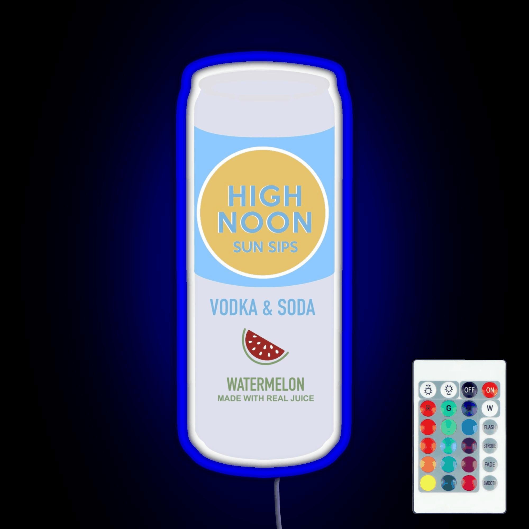 High Noon Watermelon Rgb Led Neon Sign Pop Wall Art