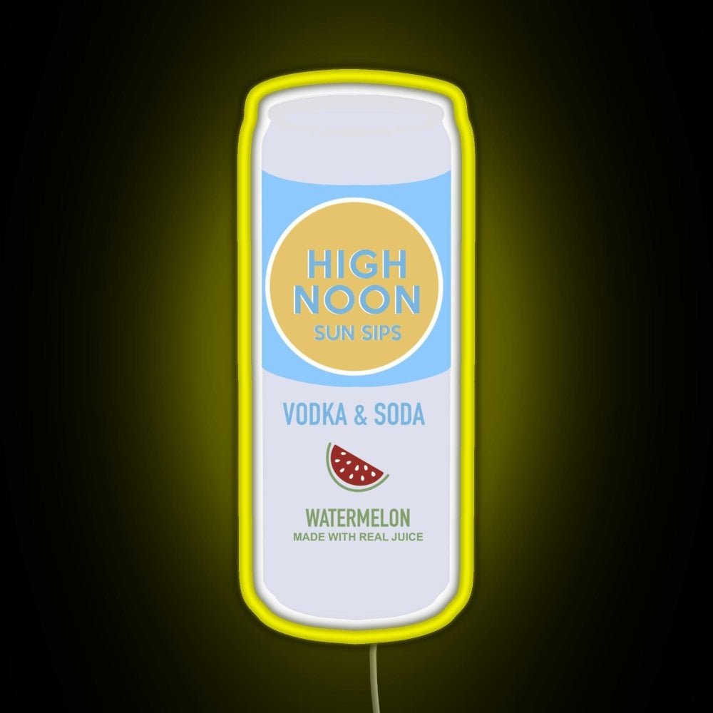 High Noon Watermelon Rgb Led Neon Sign Pop Wall Art - Shineneon