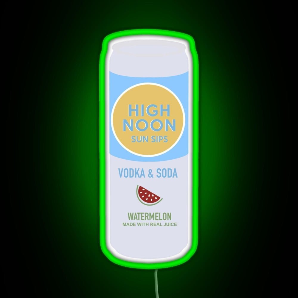 High Noon Watermelon Rgb Led Neon Sign Pop Wall Art - Shineneon
