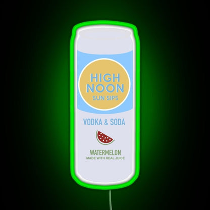 High Noon Watermelon Rgb Led Neon Sign Pop Wall Art - Shineneon