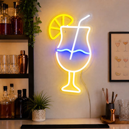 Highball Cocktail Neon Sign LED Neon Sign real lifestyle scene
