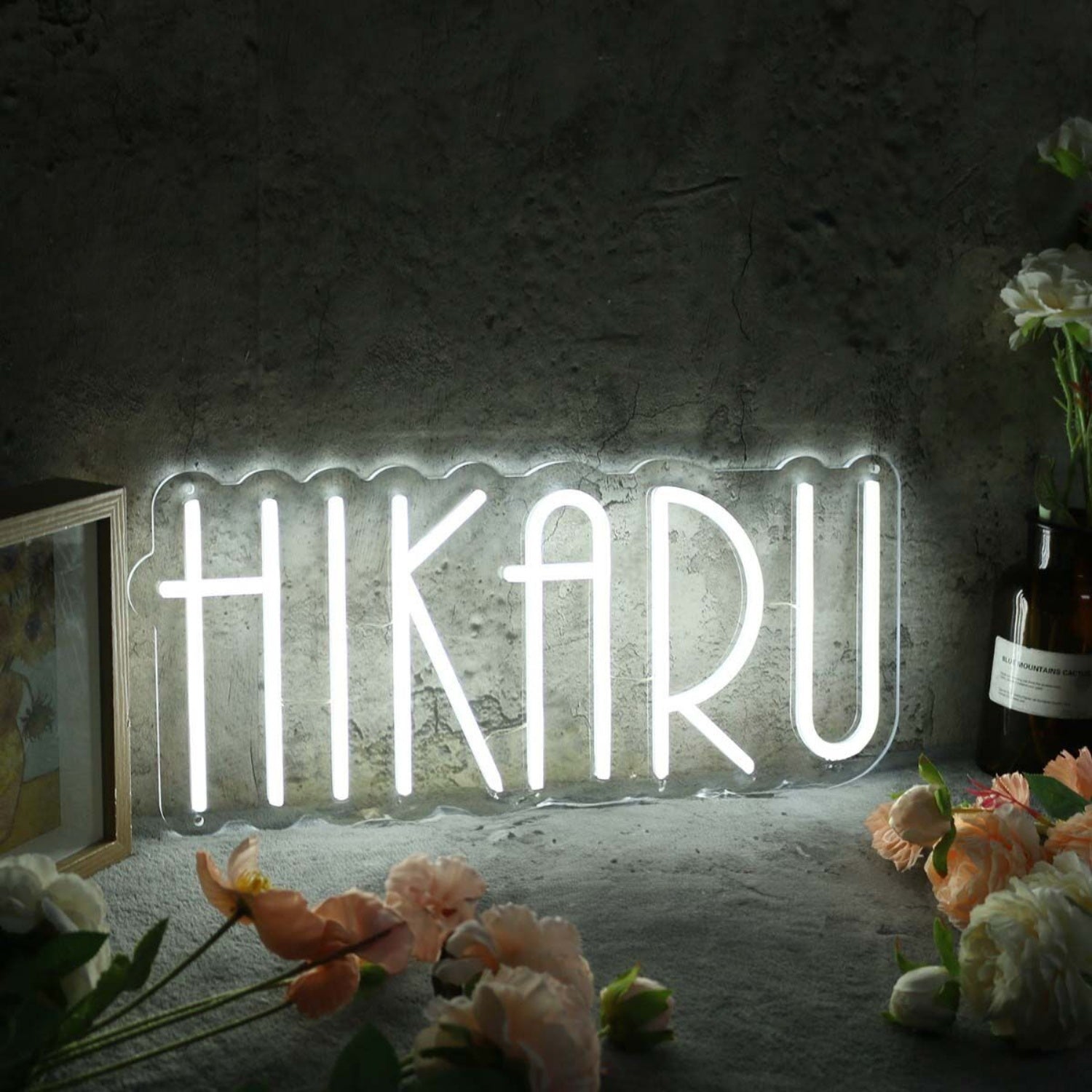 Hikaru White Custom Led Neon Sign - Shineneon