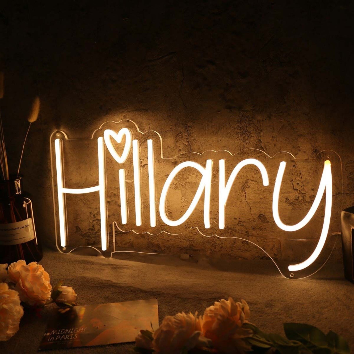 Hillary Yellow Led Neon Sign - Shineneon
