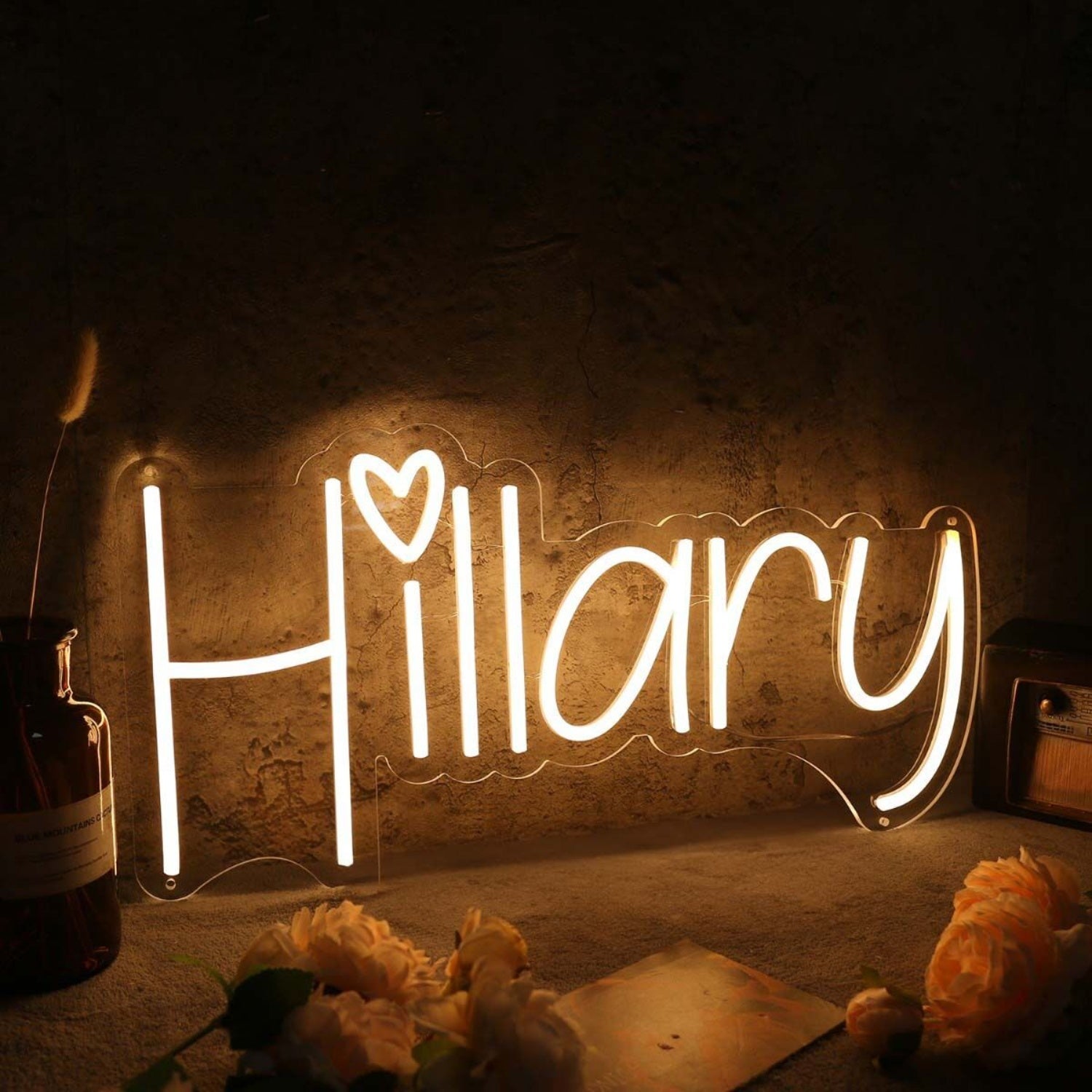 Hillary Yellow Led Neon Sign - Shineneon