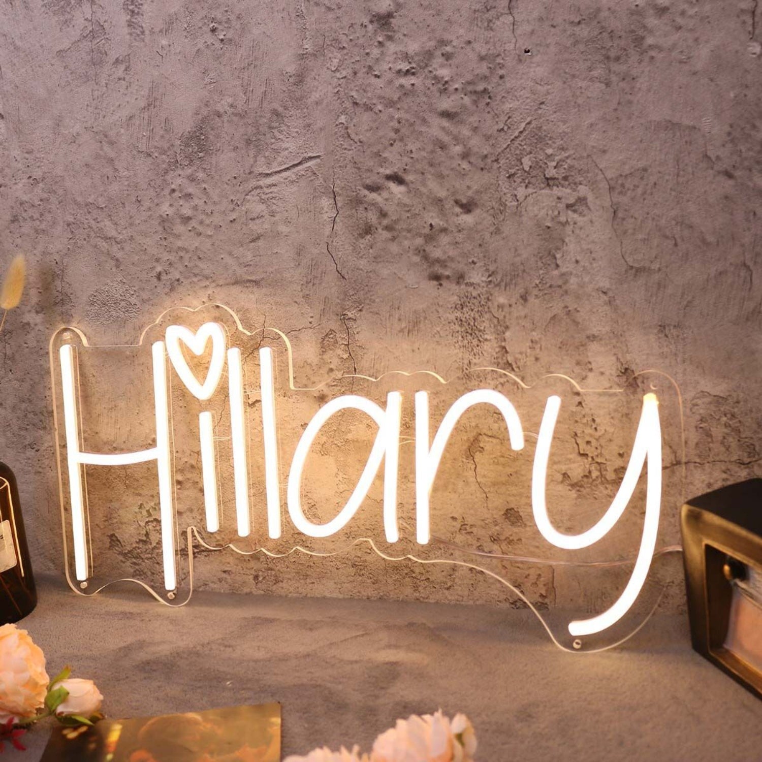 Hillary Yellow Led Neon Sign - Shineneon
