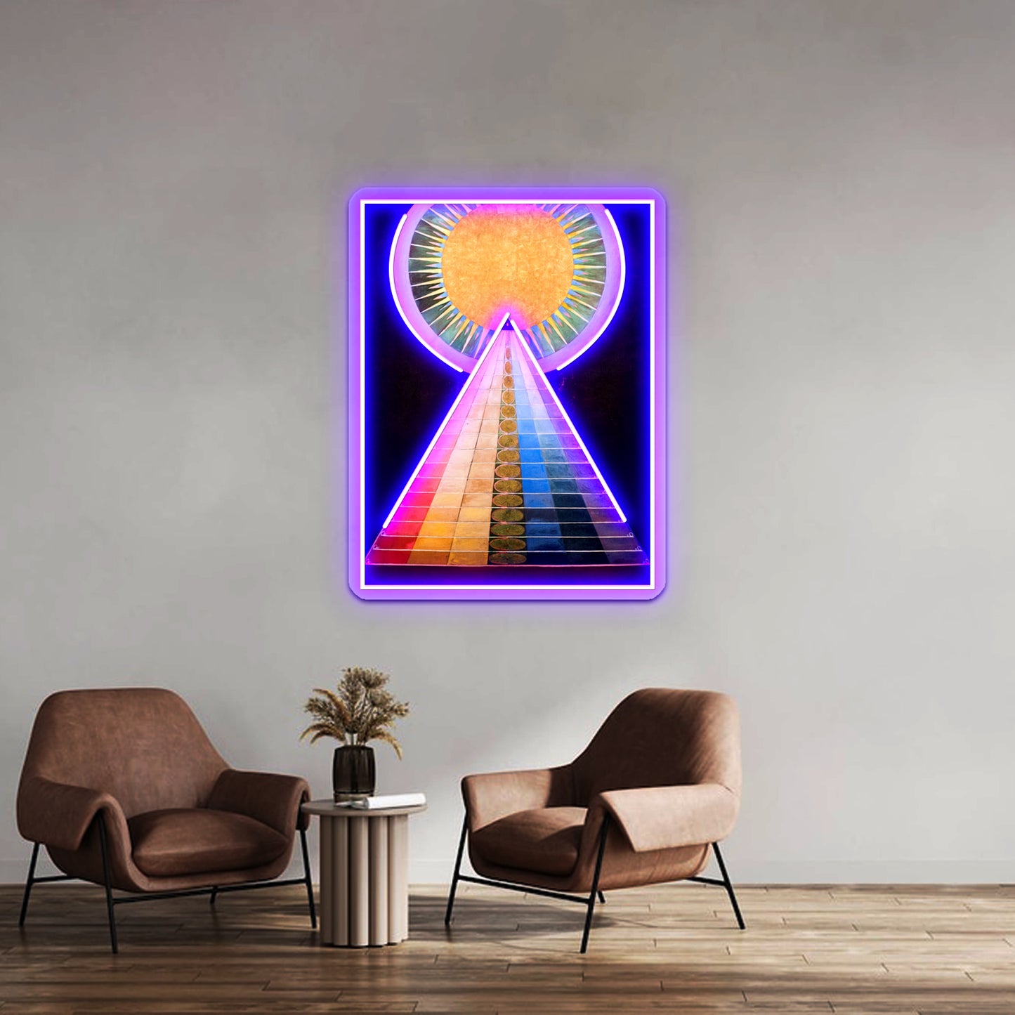 Hilma Af Klint Altarpiece No 1 Wall Artwork Neon Signs