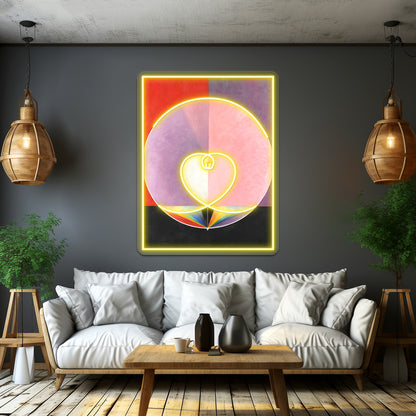 Hilma Af Klint The Dove No 02 Group Ixuw No 26 Wall Artwork Neon Signs