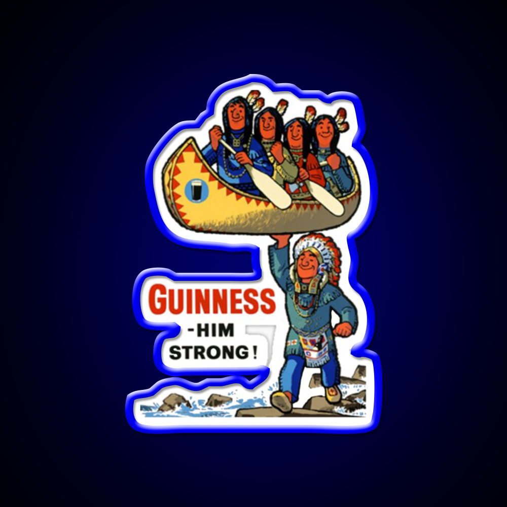 Him Strong Beer Bar Decor Led Neon Sign Rgb Color - LED neon sign view 5