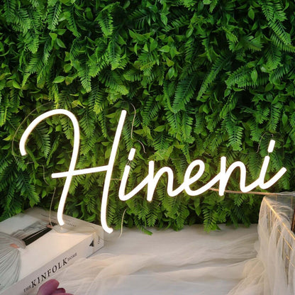 Hineni Yellow Led Neon Sign | Shineneon