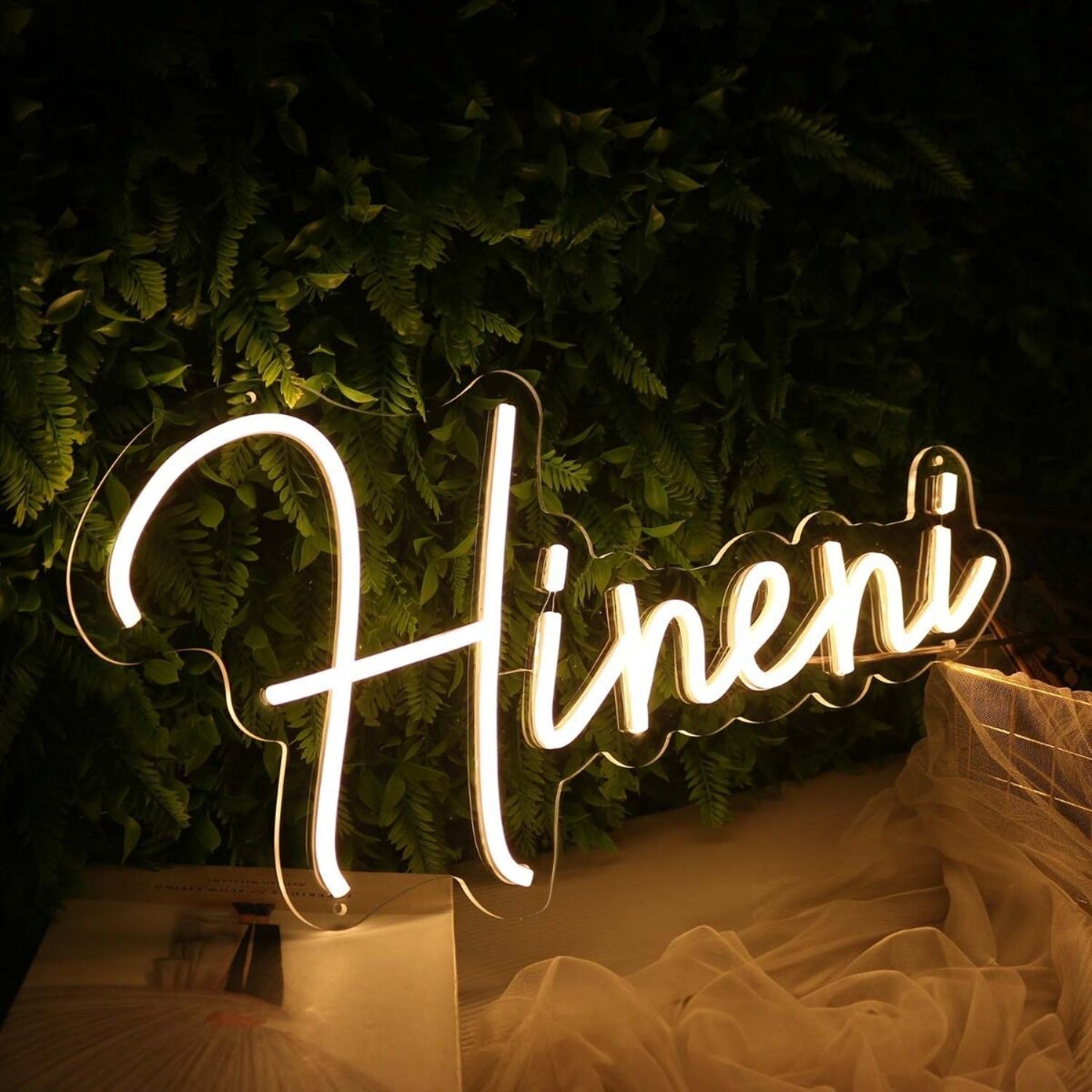 Hineni Yellow Led Neon Sign - Shineneon