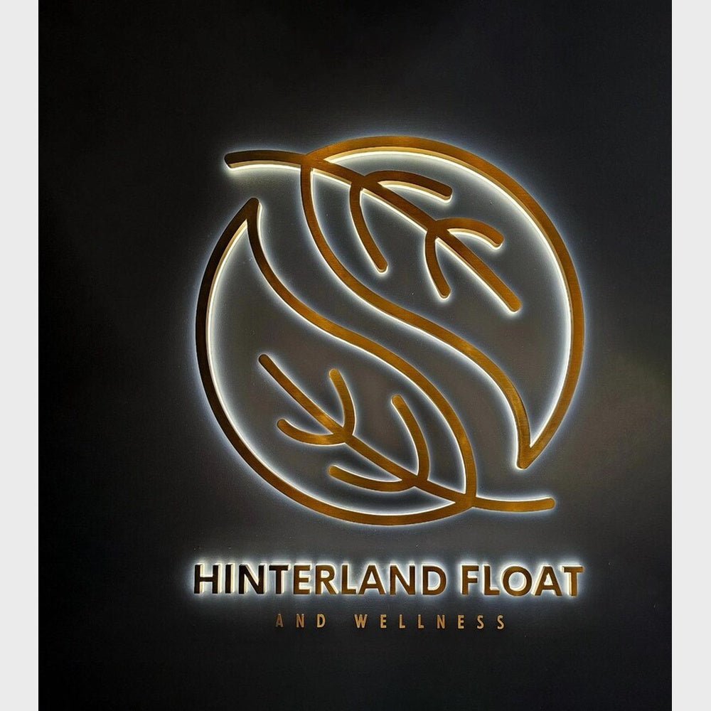 Hinterland Float With Logo 3D Backlit Channel Letters Led Light Sign - Shineneon