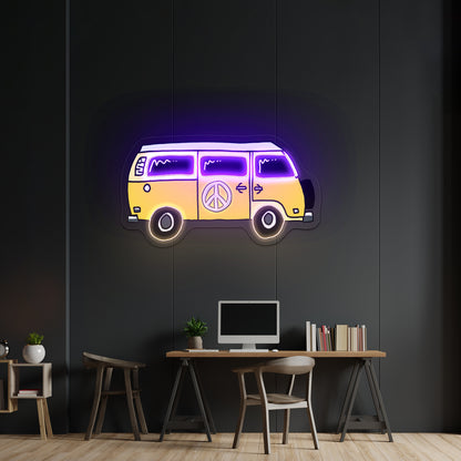 Hippie Truck Neon Signs For Business