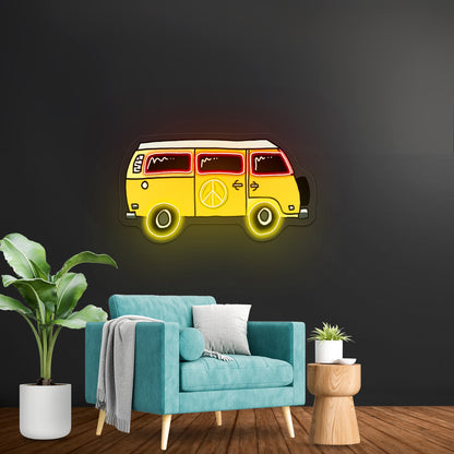 Hippie Truck Neon Signs For Business