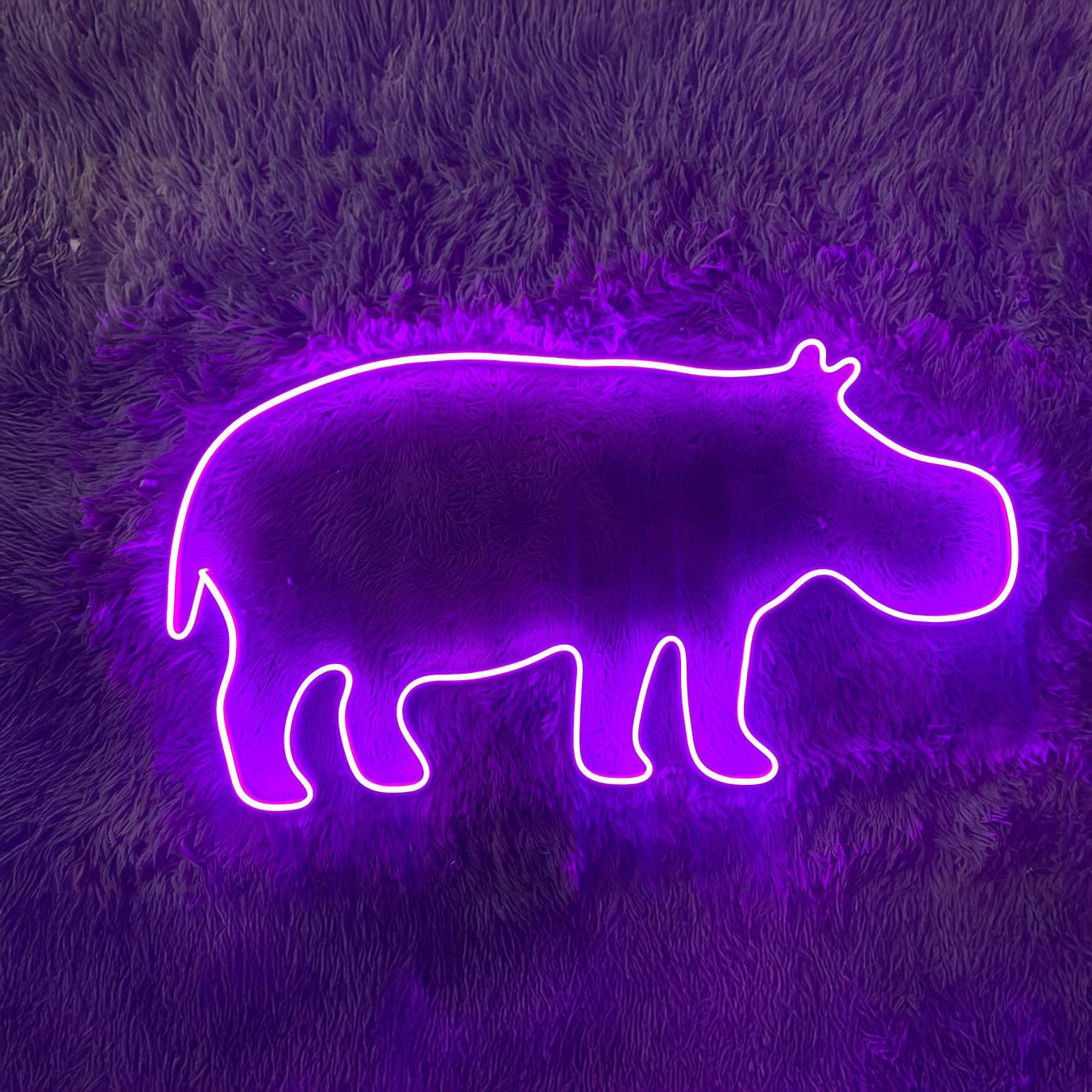 Hippo Neon Sign Home Decor Christmas Gifts | Shineneon