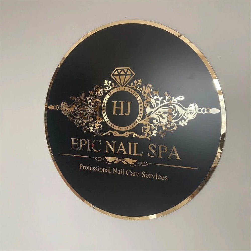 Hj Epic Nail Spa Acrylic Business Logo Sign - Shineneon