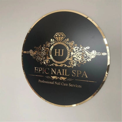 Hj Epic Nail Spa Acrylic Business Logo Sign - Shineneon