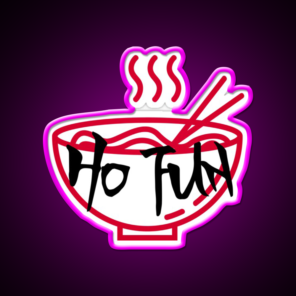 Ho Fun Led Neon Sign Chinese Food Rgb Color