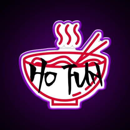 Ho Fun Led Neon Sign Chinese Food Rgb Color - Shineneon