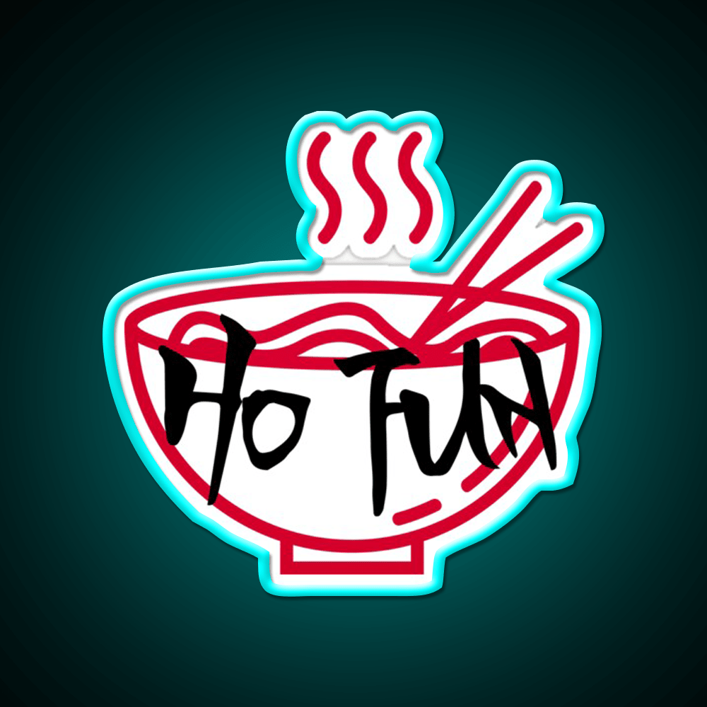 Ho Fun Led Neon Sign Chinese Food Rgb Color - Shineneon