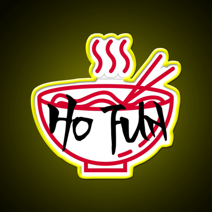 Ho Fun Led Neon Sign Chinese Food Rgb Color - Shineneon
