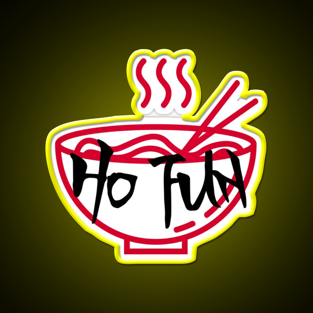 Ho Fun Led Neon Sign Chinese Food Rgb Color