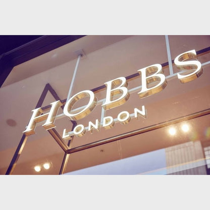 Hobbs London 3D Frontlit Channel Letters Led Light Sign