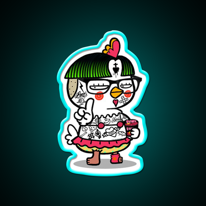 Hochi Remix Spicy Korean Noodles Fast Food Led Neon Sign For Burger Place Rgb Color