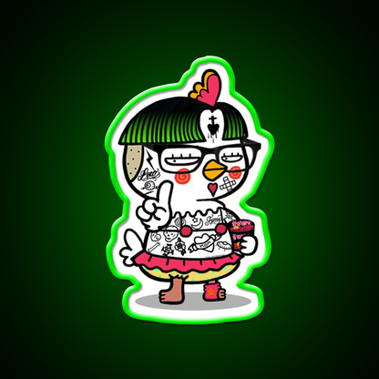 Hochi Remix Spicy Korean Noodles Fast Food Led Neon Sign For Burger Place Rgb Color