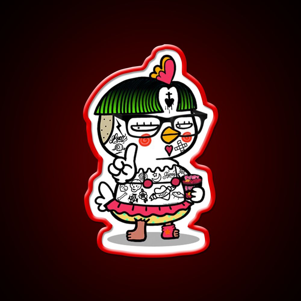 Hochi Remix Spicy Korean Noodles Fast Food Led Neon Sign For Burger Place Rgb Color