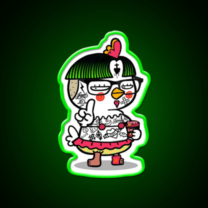 Hochi Remix Spicy Korean Noodles Fast Food Led Neon Sign For Burger Place Rgb Color - Shineneon