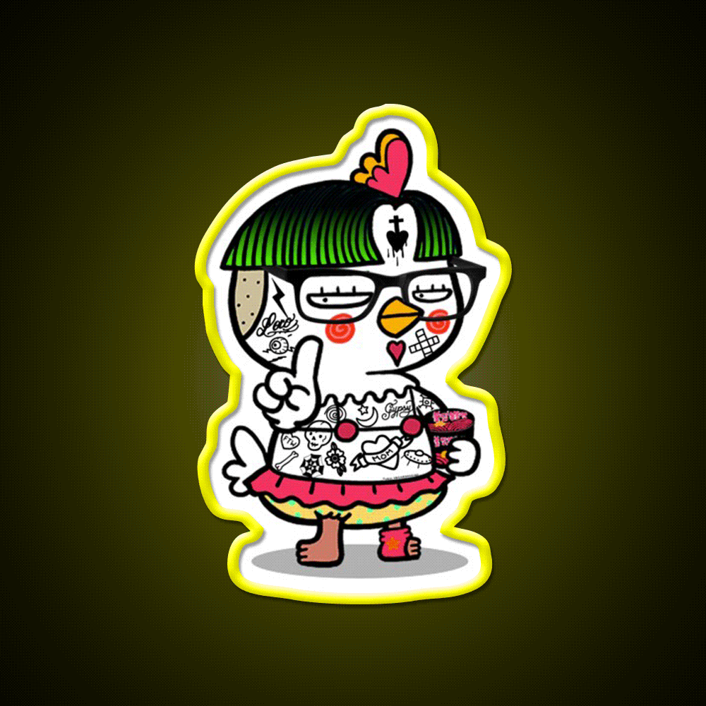 Hochi Remix Spicy Korean Noodles Fast Food Led Neon Sign For Burger Place Rgb Color