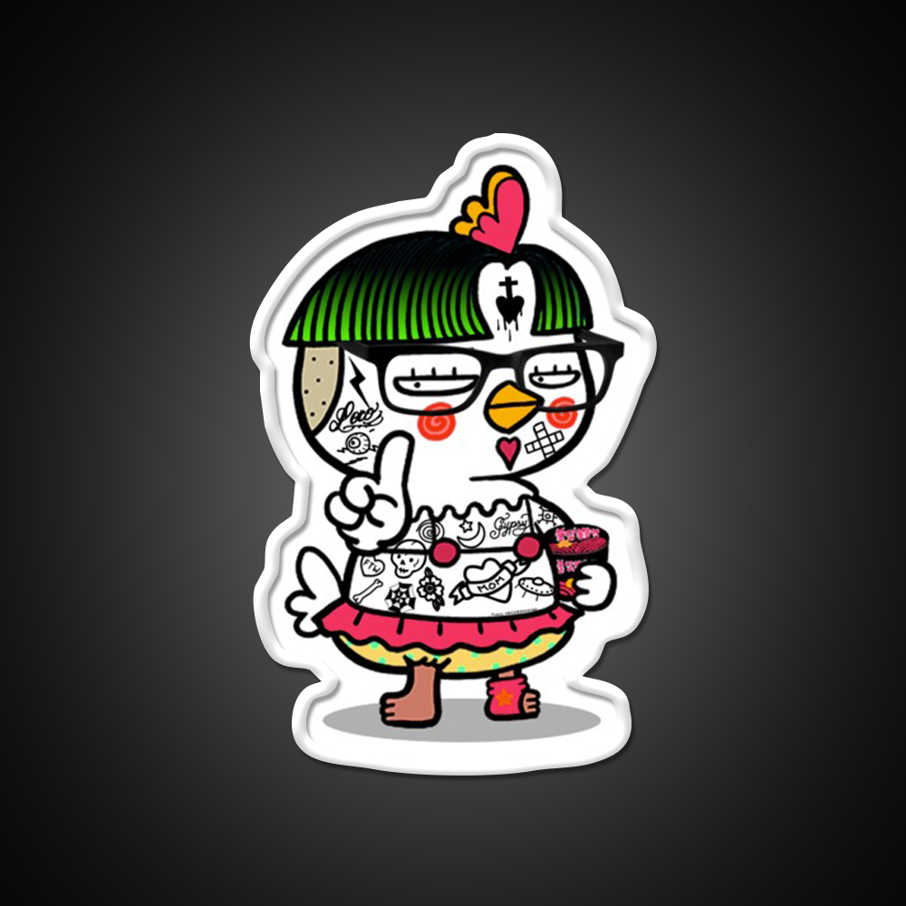 Hochi Remix Spicy Korean Noodles Fast Food Led Neon Sign For Burger Place Rgb Color